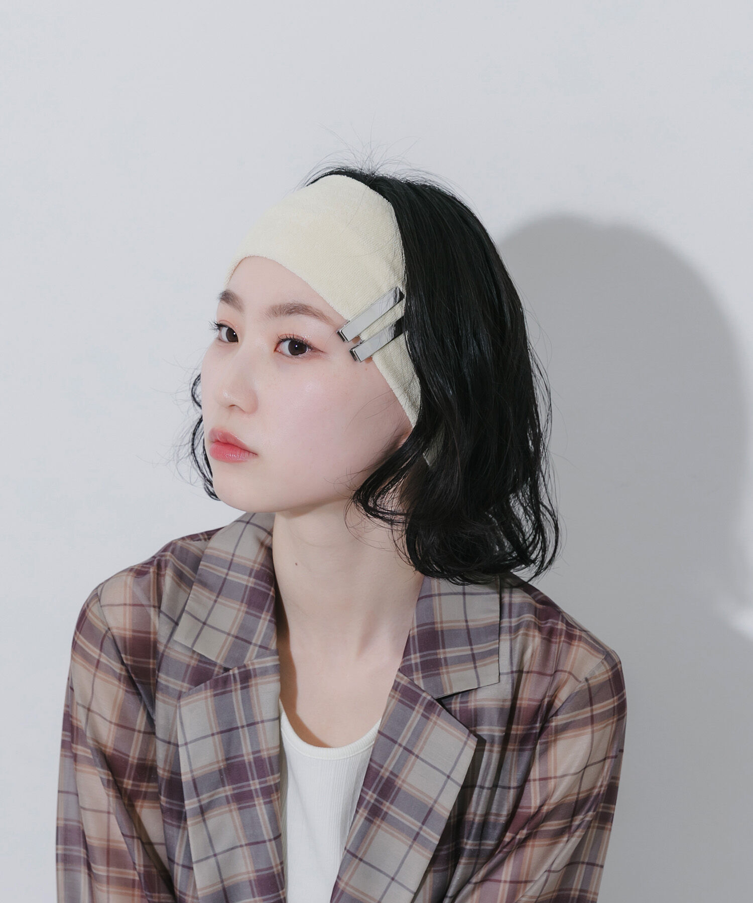 SMELLY「パイルヘアターバン」|ヘアバンド|