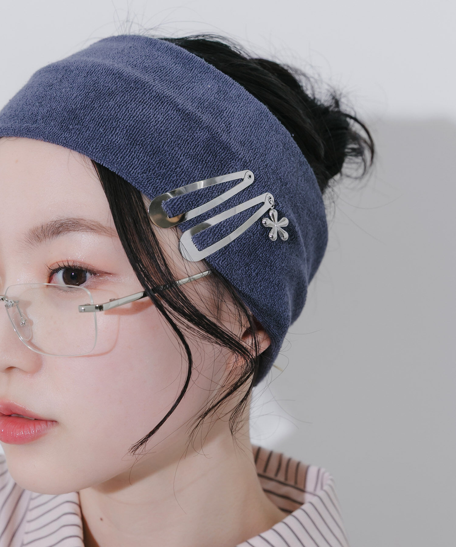 SMELLY「ステンレスフラワーチャームセットヘアピン」|その他|