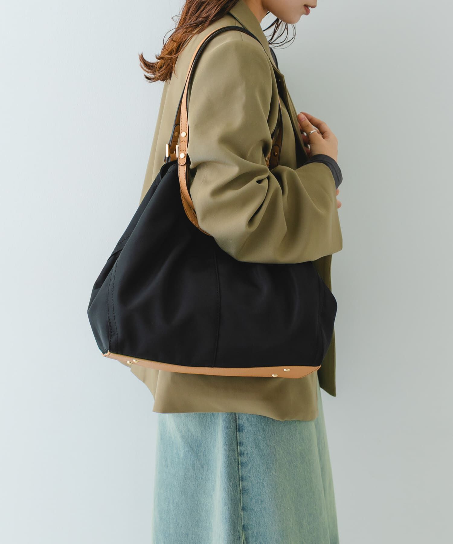 RODE SKO「撥水ギャザータックトートバッグ」|トートバッグ|