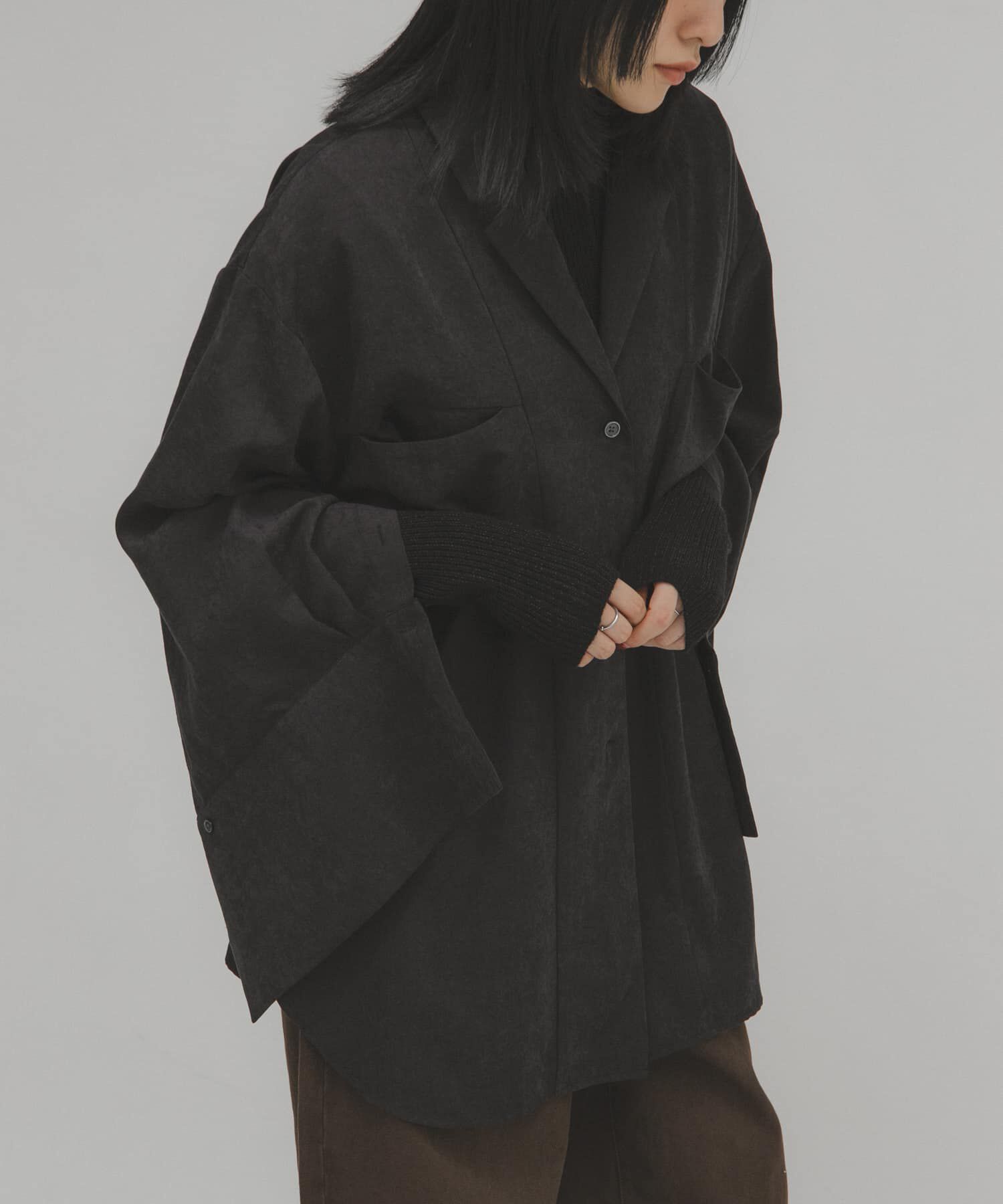  「ピーチスキンBIGシャツ」|シャツ・ブラウス|