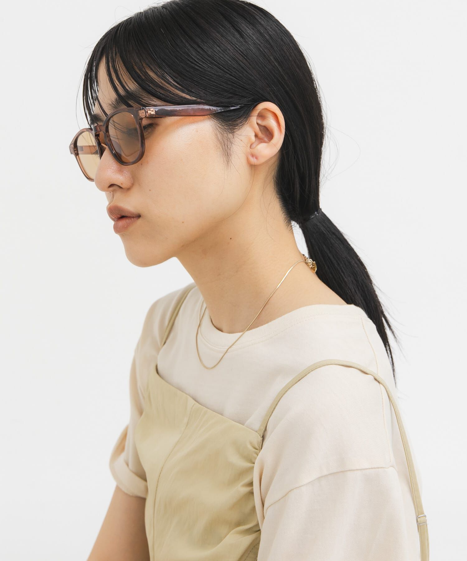  「ボストンフレームサングラス」|メガネ|