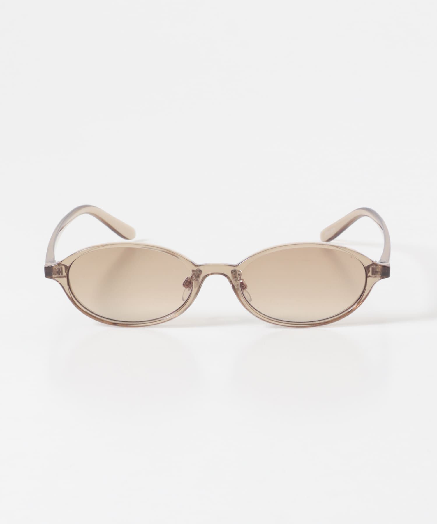  「オーバルフレームサングラス」|メガネ|