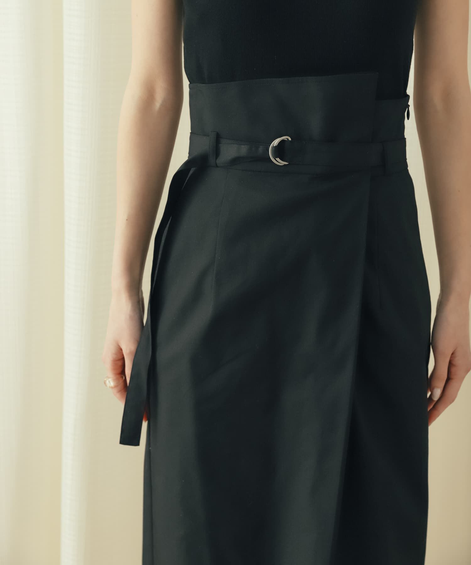 SENSE OF PLACE by URBAN RESEARCH「アシンメトリーハイウエストタイトスカート」|スカート|