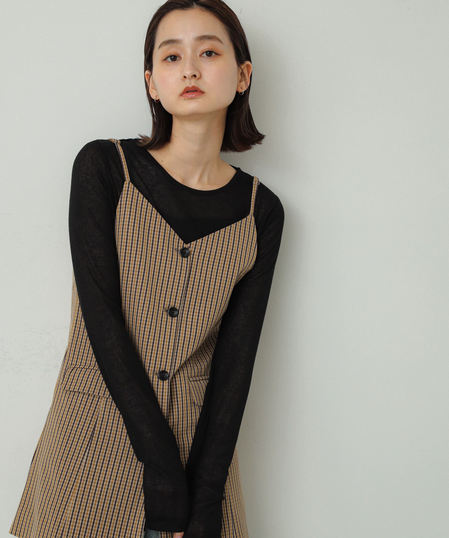 SENSE OF PLACE by URBAN RESEARCH「テーラードキャミチュニック」|チュニック|