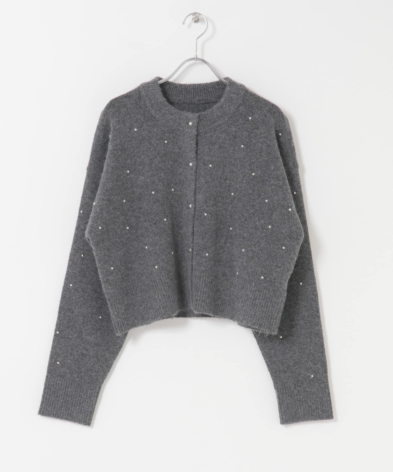 SENSE OF PLACE by URBAN RESEARCH「『洗濯可』ボールビーズカーディガン」|カーディガン|