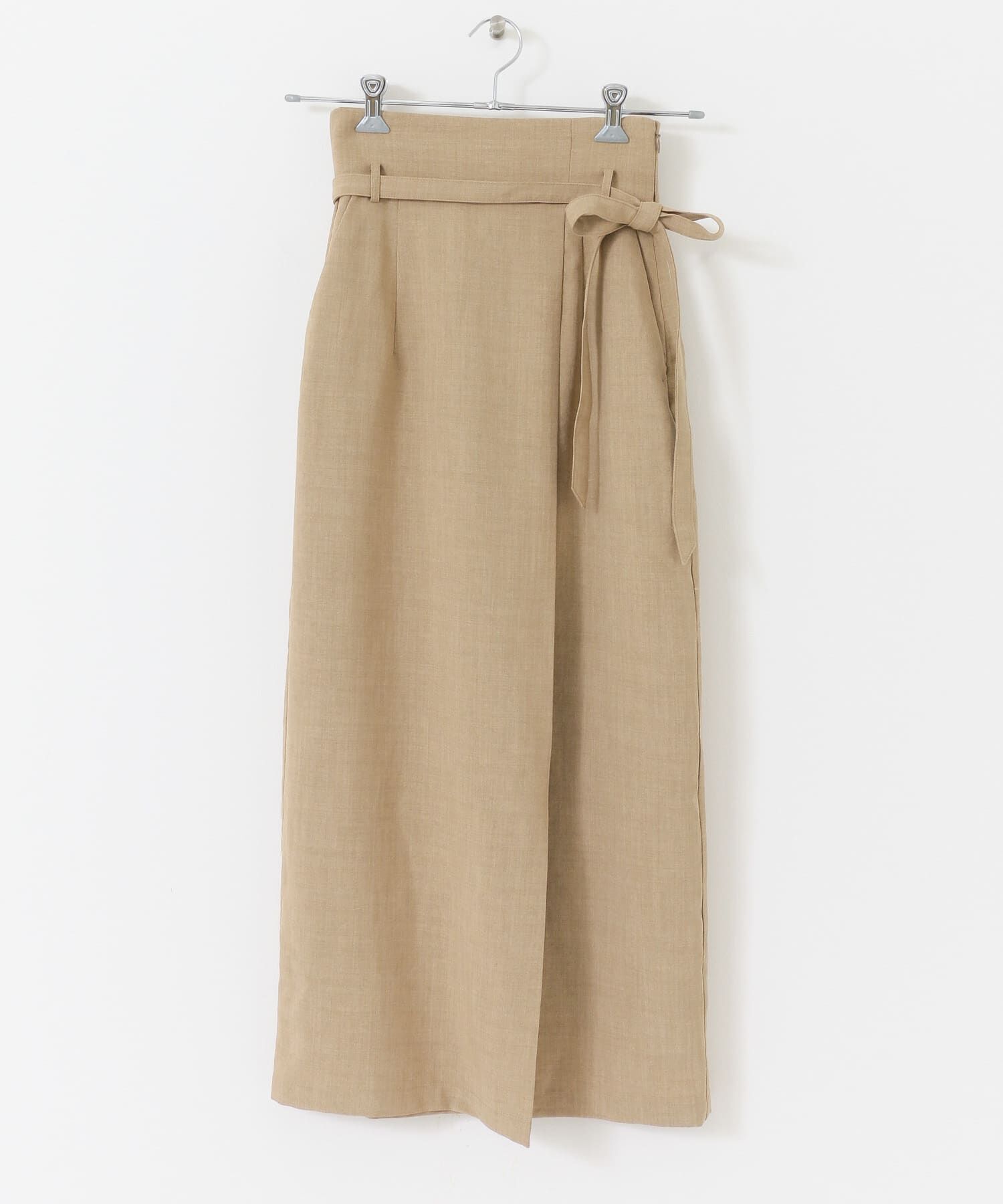 SENSE OF PLACE by URBAN RESEARCH「リネンライクハイウエストラップスカート」|スカート|