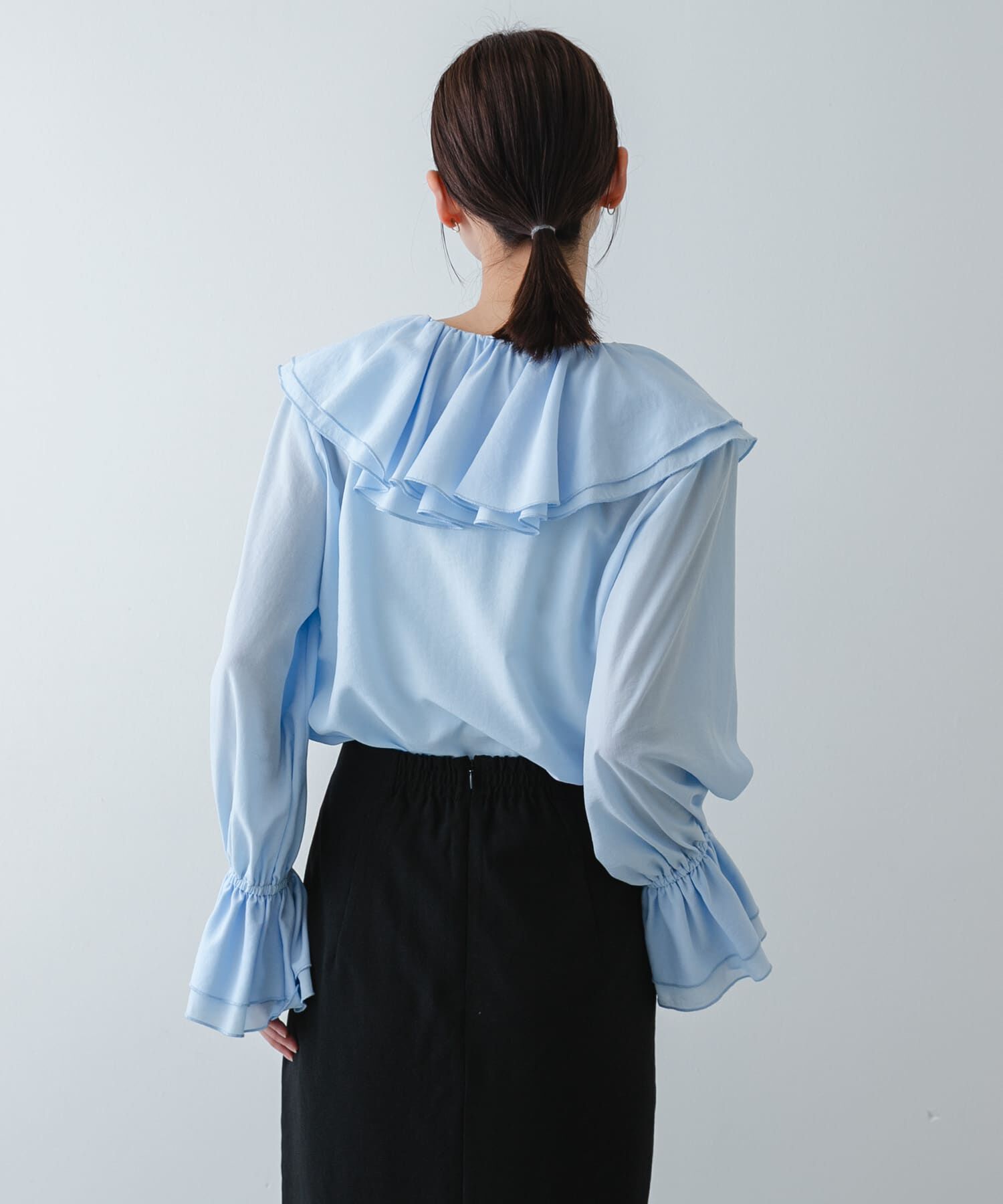 SENSE OF PLACE by URBAN RESEARCH「ラッフルブラウス」|シャツ・ブラウス|