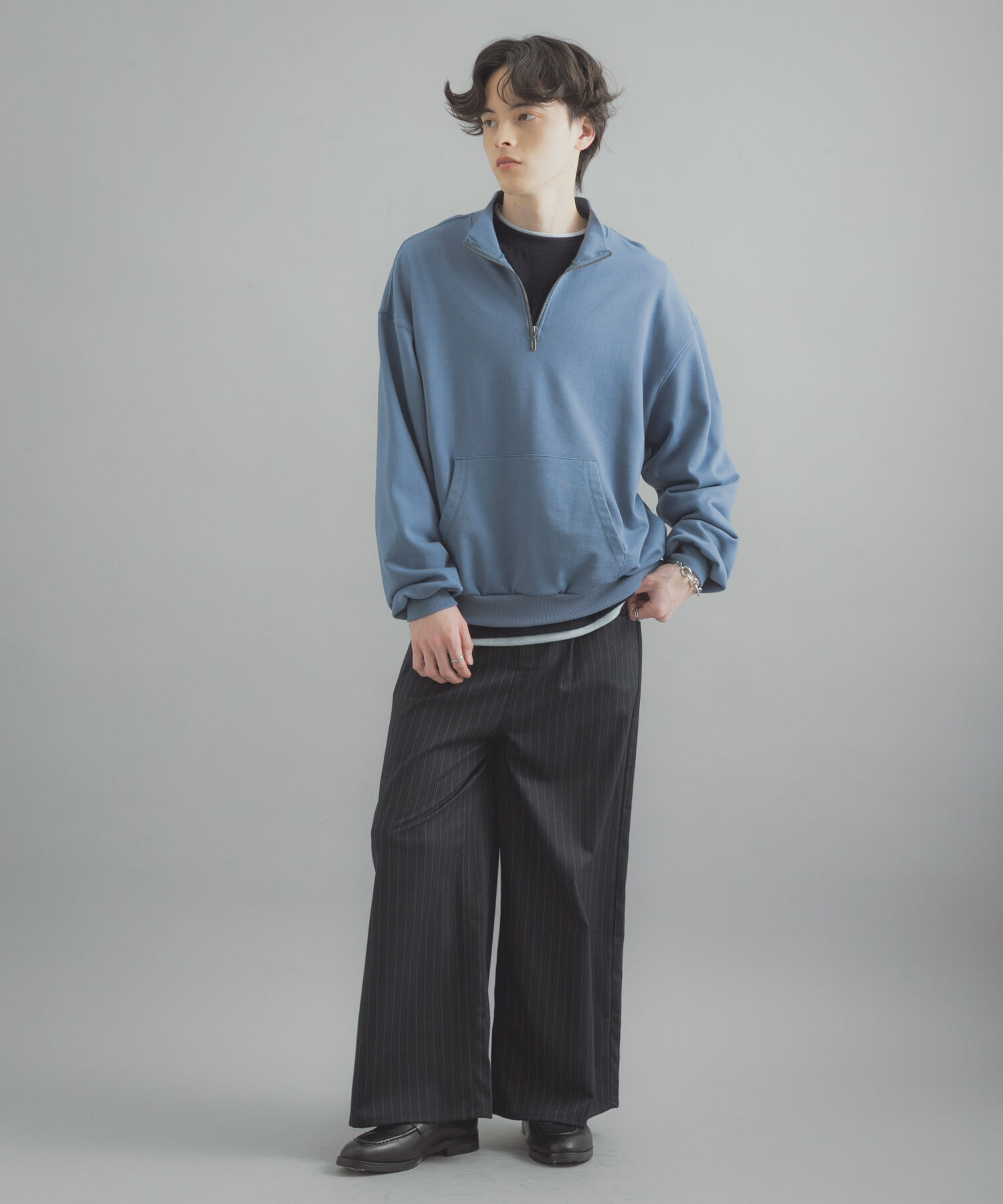 SENSE OF PLACE by URBAN RESEARCH「『洗濯可/撥水/防花粉』SKINProofハーフジップスウェット」|スウェット・ジャージ|