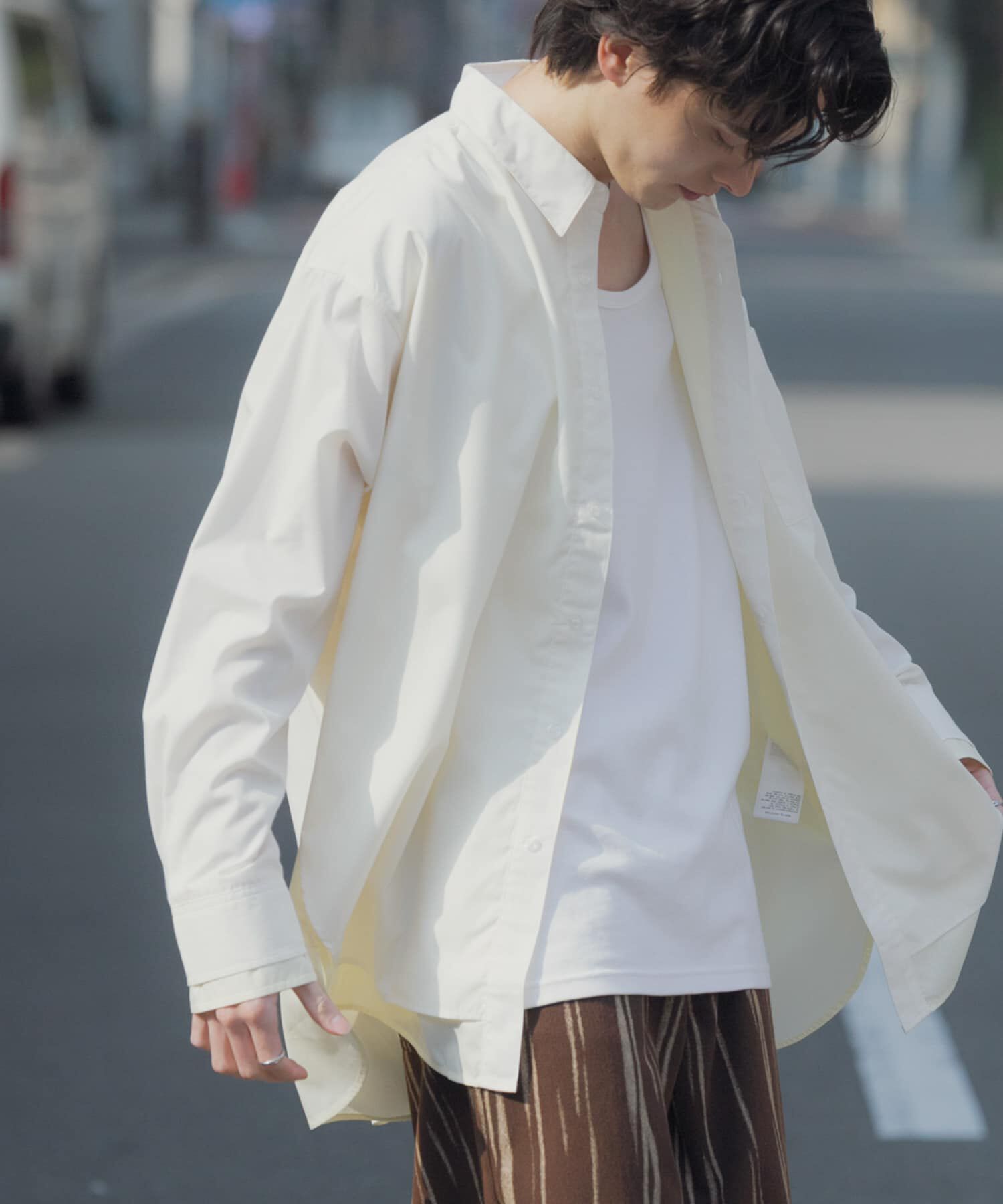 SENSE OF PLACE by URBAN RESEARCH「レイヤードレギュラーカラーシャツ」|シャツ・ブラウス|