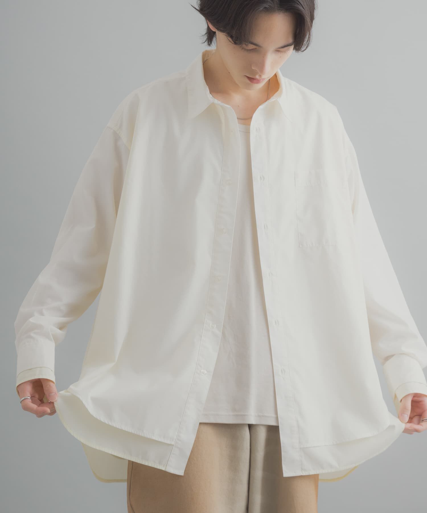 SENSE OF PLACE by URBAN RESEARCH「レイヤードレギュラーカラーシャツ」|シャツ・ブラウス|