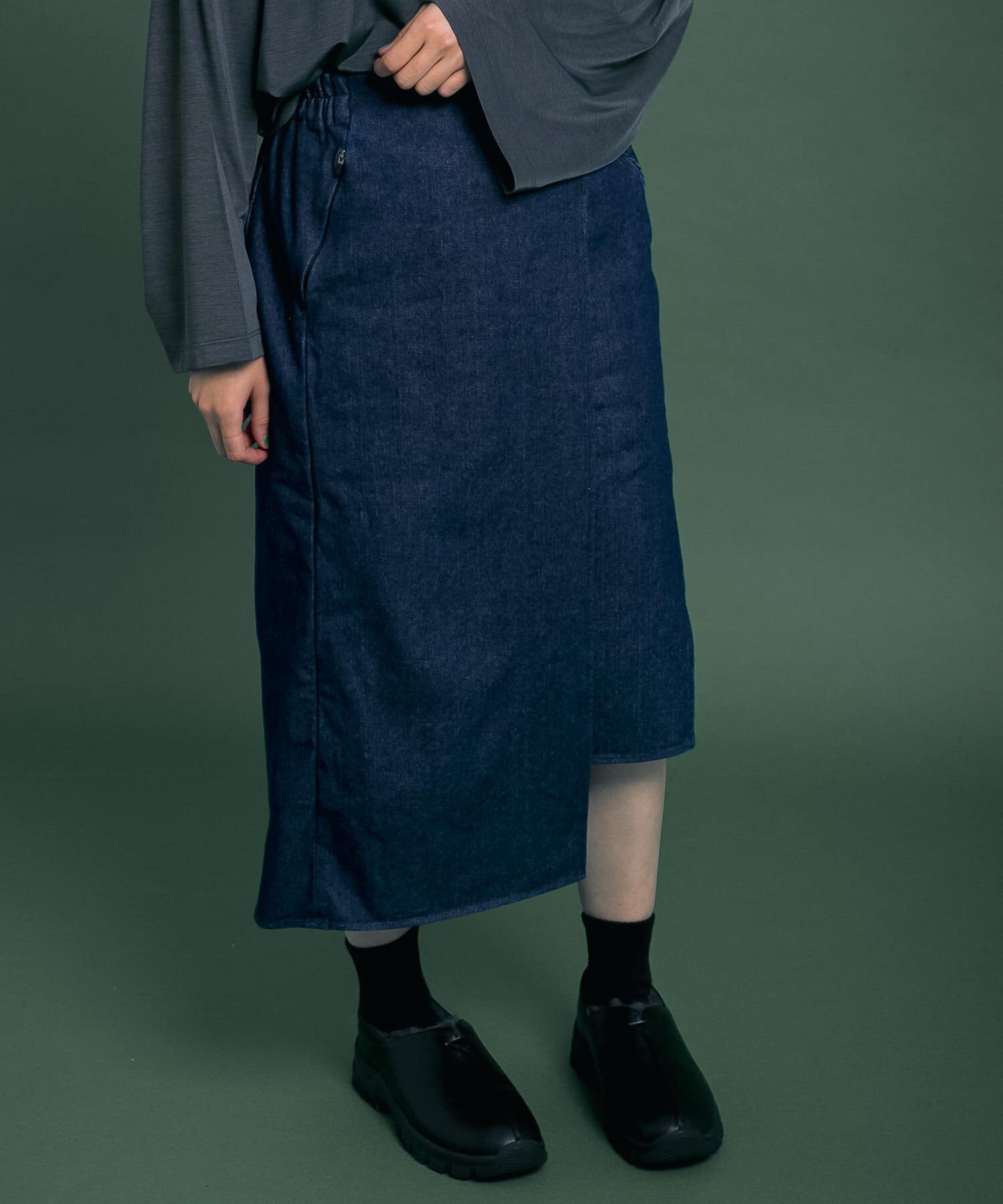 SENSE OF PLACE by URBAN RESEARCH「Uiscel　撥水デニムラップスカート」|スカート|