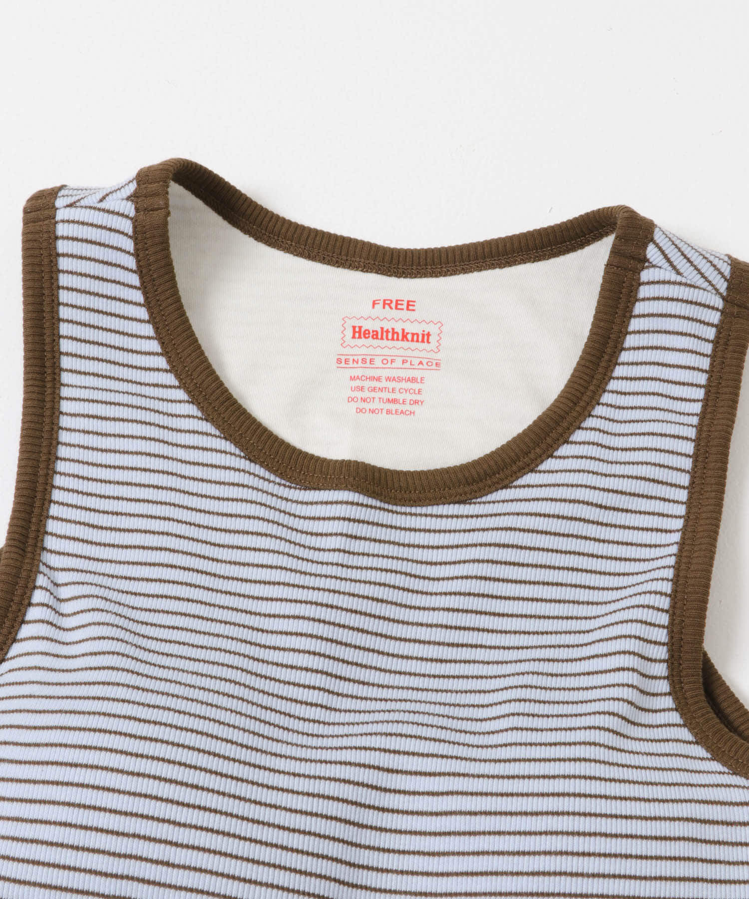 SENSE OF PLACE by URBAN RESEARCH「『別注』Healthknit&times;SENSE OF PLACE ボーダータンクトップ」|タンクトップ|