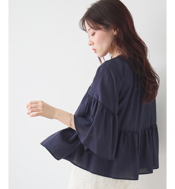  「ヴィンテージライクティアードブラウス」|シャツ・ブラウス|