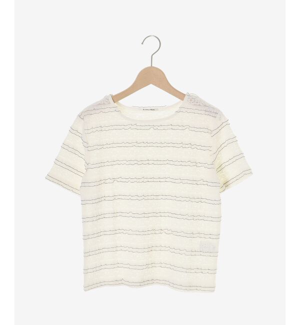  「レーシーフリルカットソー」|Tシャツ・カットソー|