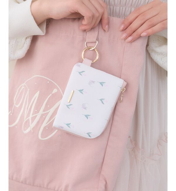  「アニマルフラワーティッシュポーチ」|ポーチ|