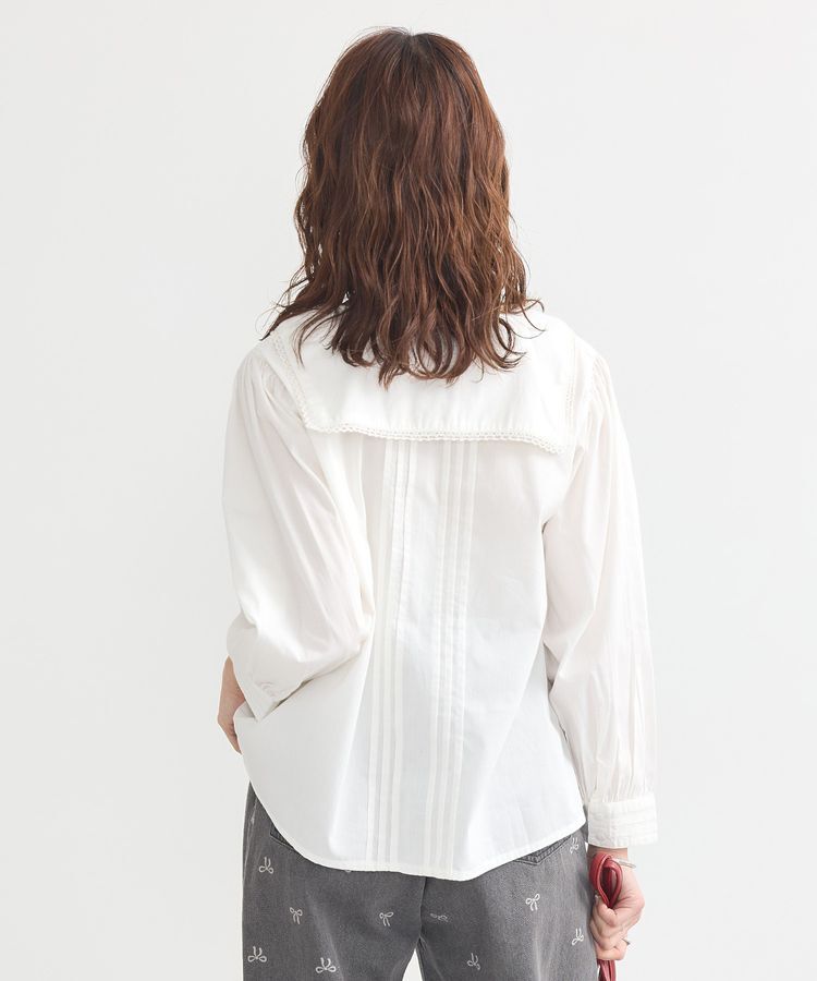 earth music&ecology「セーラーカラーブラウス」|シャツ・ブラウス|