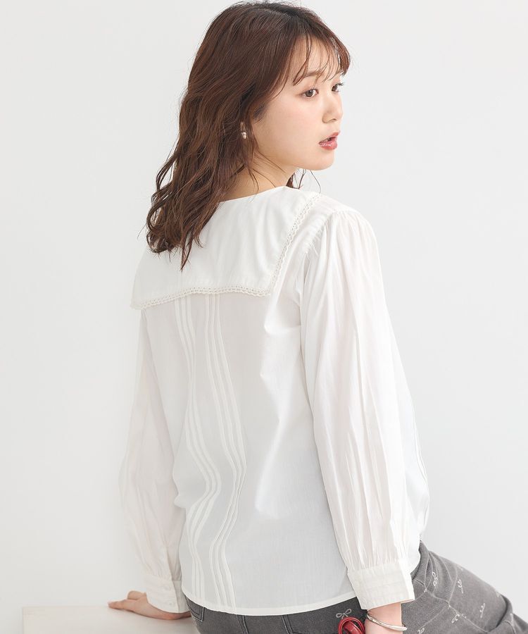 earth music&ecology「セーラーカラーブラウス」|シャツ・ブラウス|