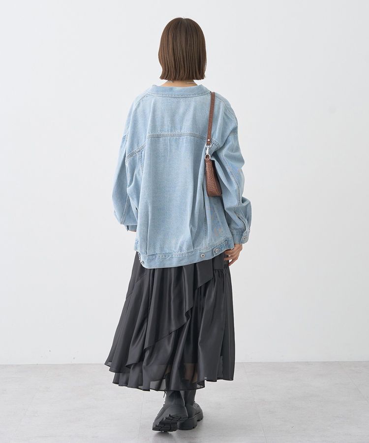 earth music&ecology「ビッグデニムジャケット」|テーラードジャケット|