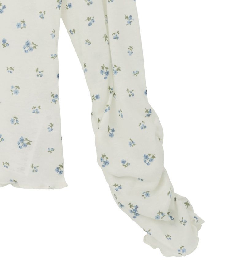 earth music&ecology「ハイネックフラワーメロープルオーバー」|Tシャツ・カットソー|