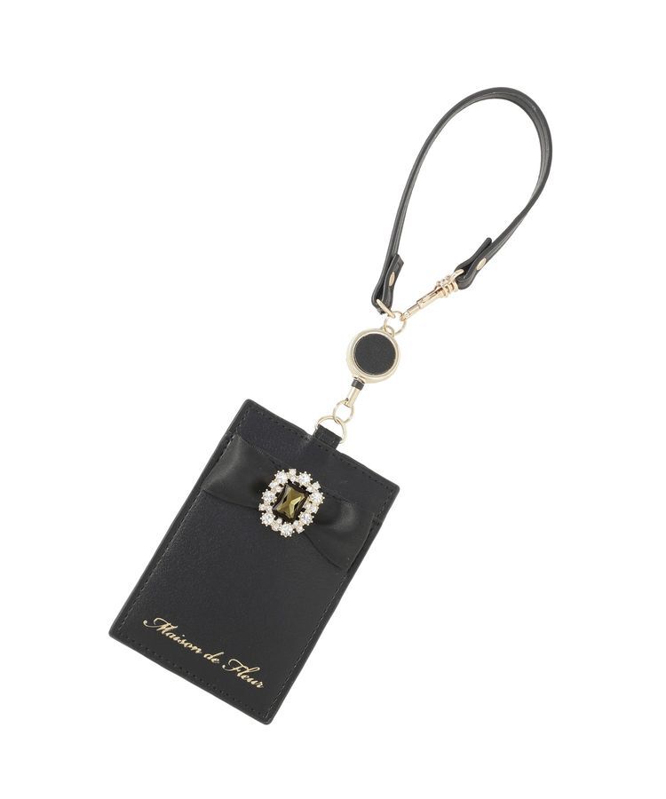 Maison de FLEUR「リール付きビジューリボンパスケース」|その他|