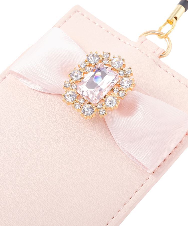 Maison de FLEUR「リール付きビジューリボンパスケース」|その他|