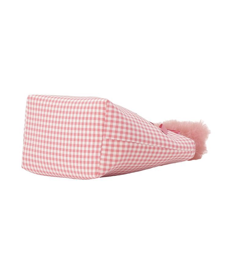 Maison de FLEUR「ギンガムブランドロゴフリルハンドルトート」|トートバッグ|