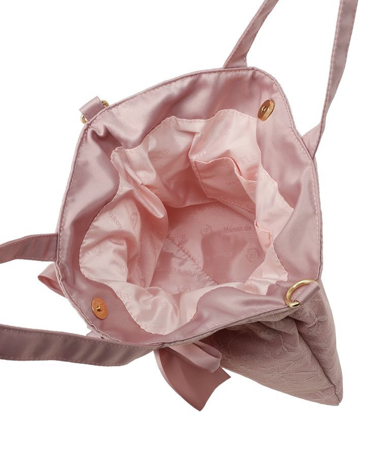 Maison de FLEUR「イースターローズリボン2Wayトートバッグ」|トートバッグ|