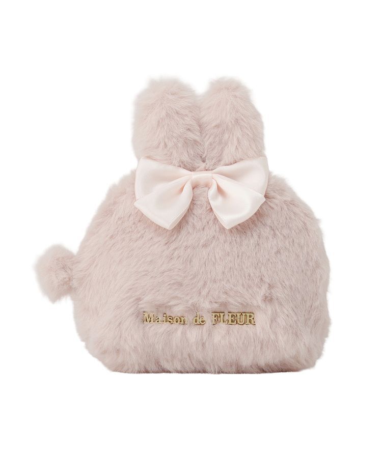 Maison de FLEUR「イースターラビットフェイクファーポーチ」|ポーチ|