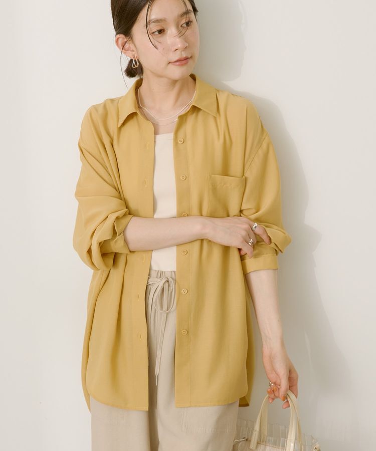 AMERICAN HOLIC「シアーボイルオーバーシルエットシャツ」|シャツ・ブラウス|