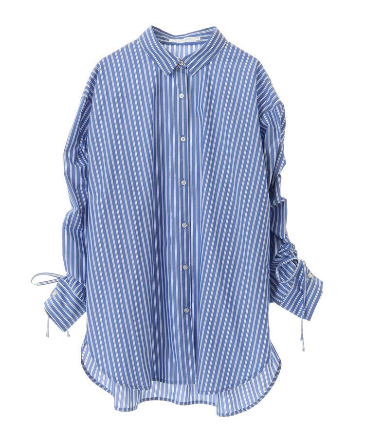 AMERICAN HOLIC「【WEB限定】イージーケアバックギャザーリボンシャツ」|シャツ・ブラウス|