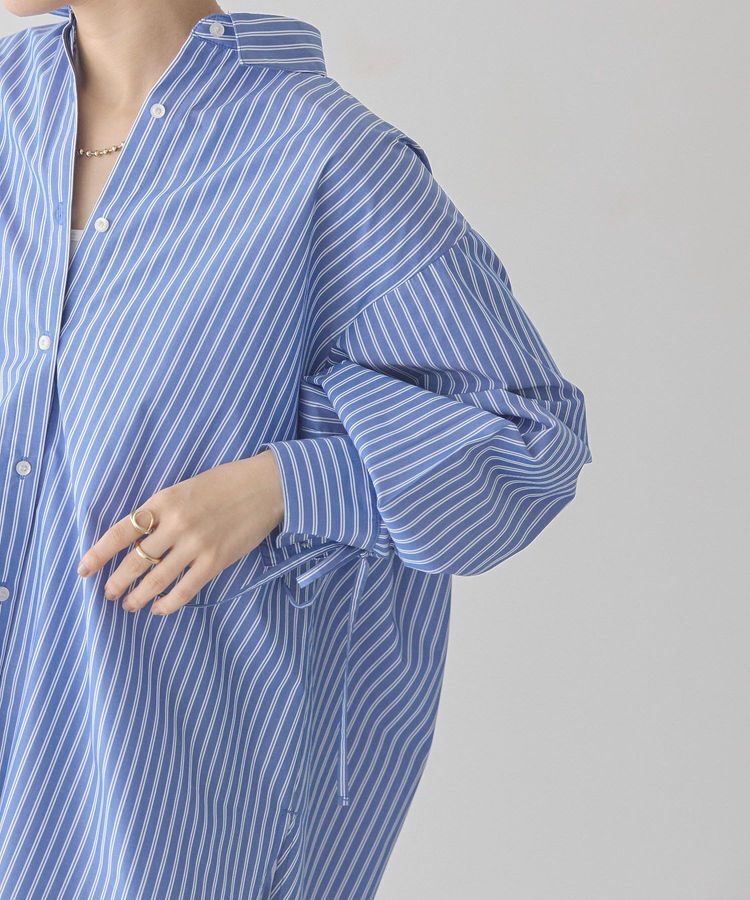 AMERICAN HOLIC「【WEB限定】イージーケアバックギャザーリボンシャツ」|シャツ・ブラウス|