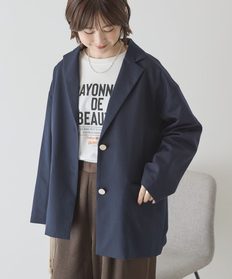 AMERICAN HOLIC「オーバーサイズテーラージャケット」|テーラードジャケット|