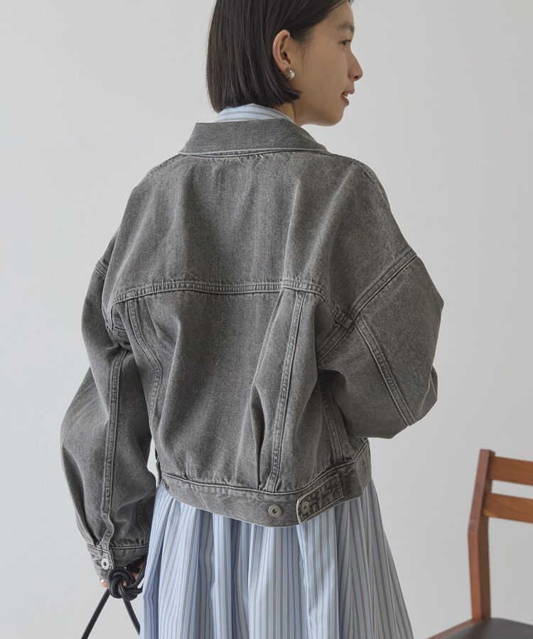 AMERICAN HOLIC「ショート丈デニムジャケット」|テーラードジャケット|