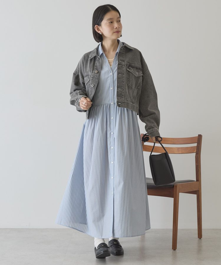 AMERICAN HOLIC「ショート丈デニムジャケット」|テーラードジャケット|