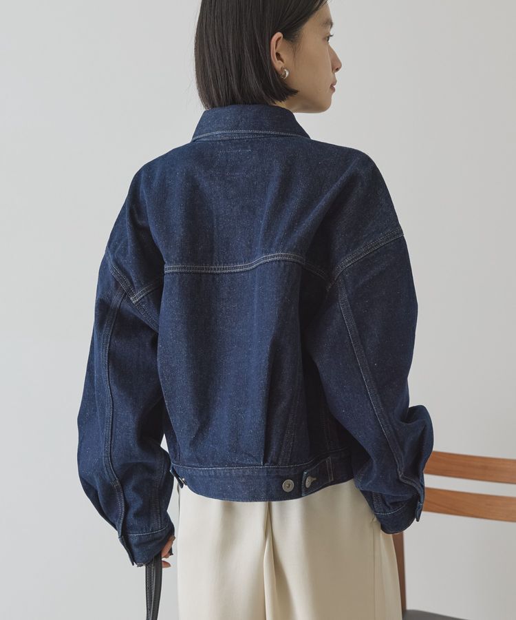 AMERICAN HOLIC「ショート丈デニムジャケット」|テーラードジャケット|