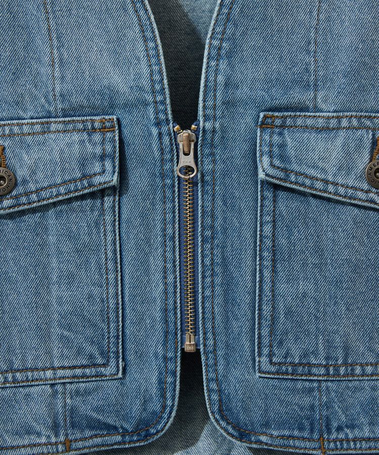 AMERICAN HOLIC「ショート丈デニムベスト」|その他|