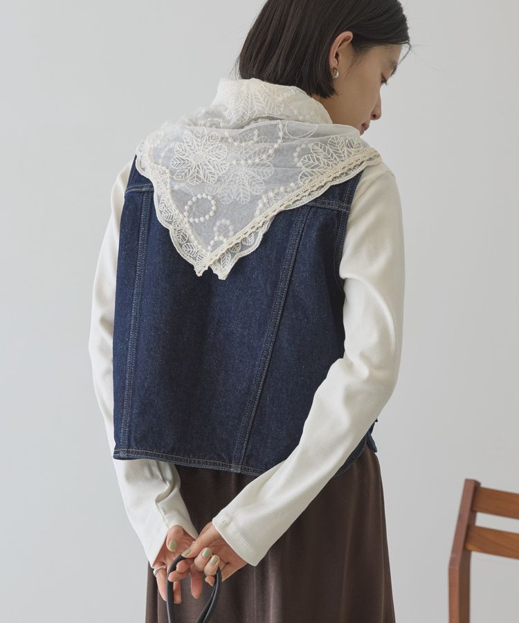 AMERICAN HOLIC「ショート丈デニムベスト」|その他|