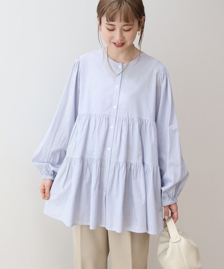 AMERICAN HOLIC「【WEB限定】ティアードギャザーブラウス」|シャツ・ブラウス|