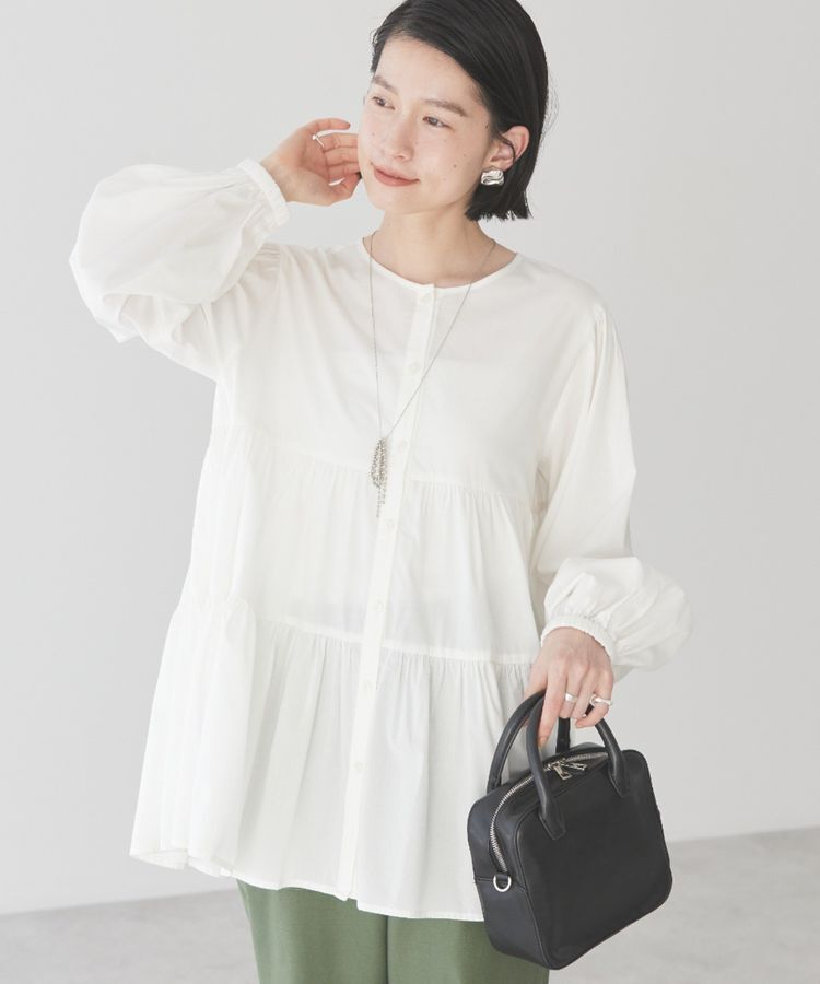 AMERICAN HOLIC「【WEB限定】ティアードギャザーブラウス」|シャツ・ブラウス|