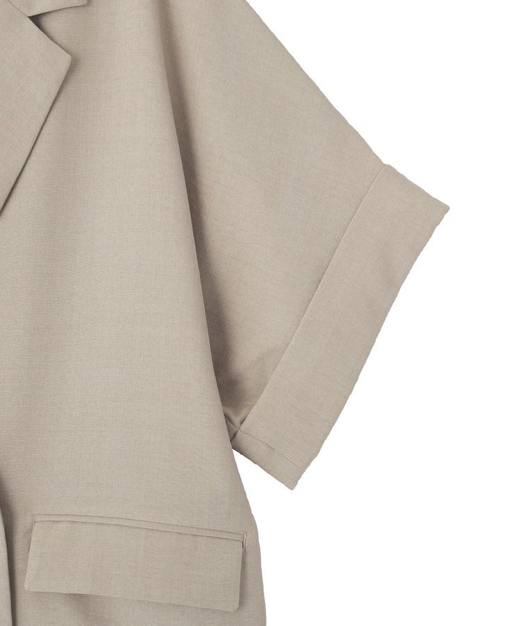 AMERICAN HOLIC「【接触冷感・イージーケア】リネンライク半袖ジャケット」|テーラードジャケット|