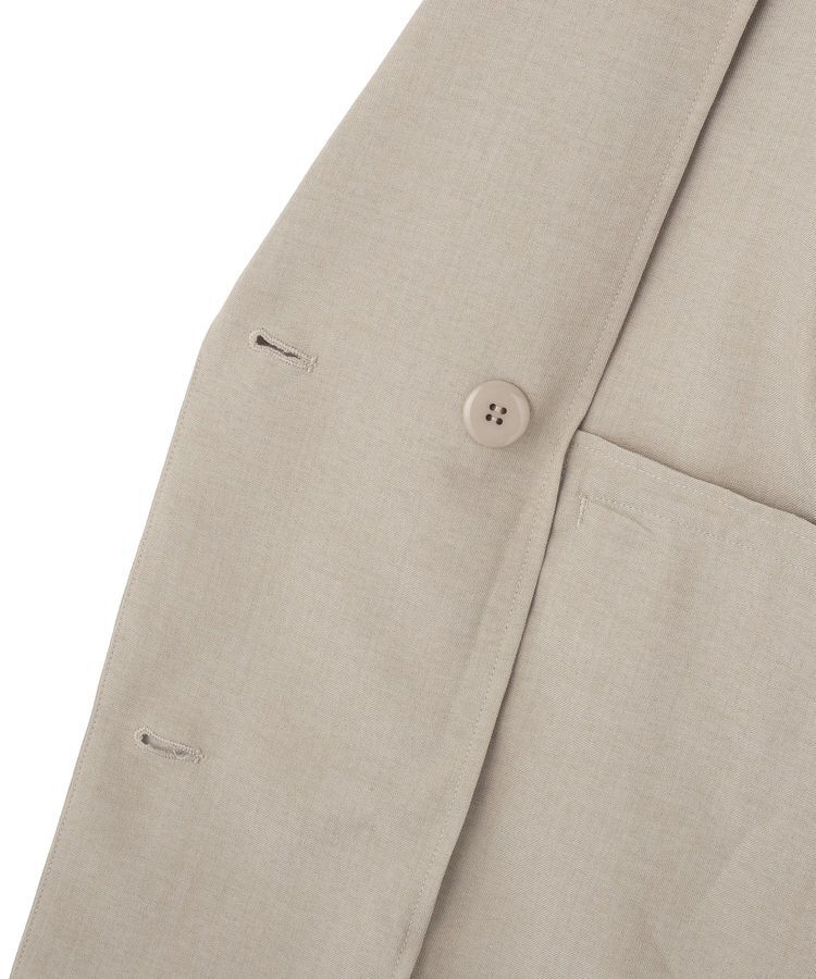 AMERICAN HOLIC「【接触冷感・イージーケア】リネンライク半袖ジャケット」|テーラードジャケット|