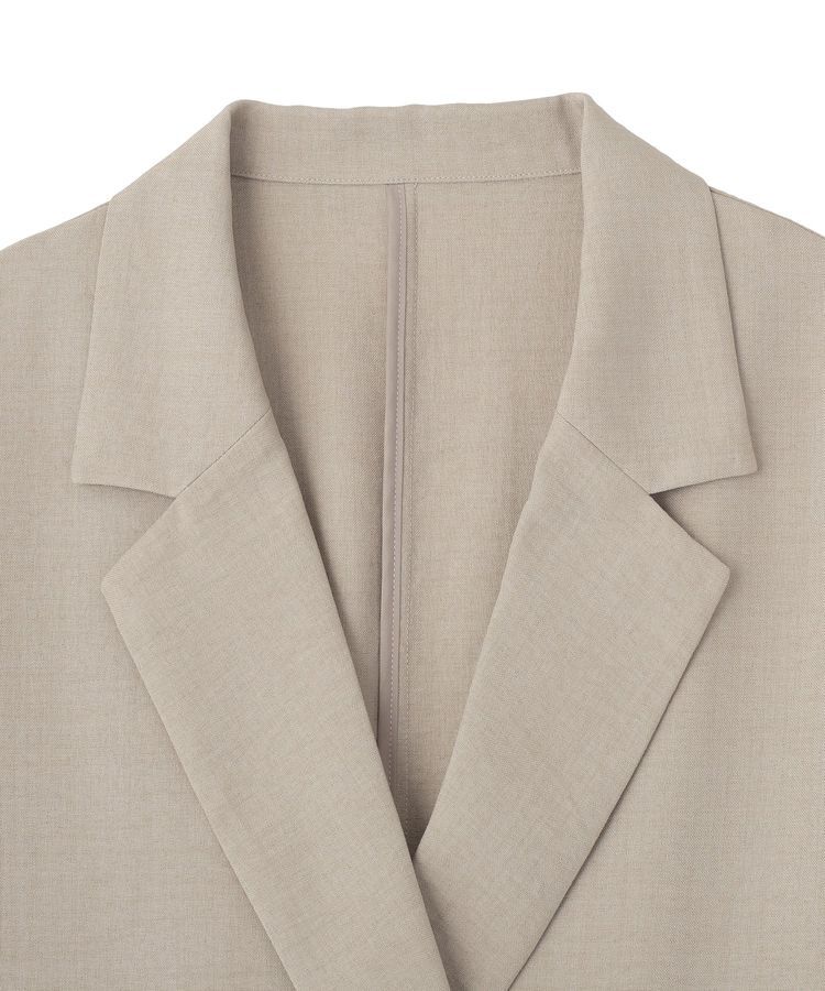 AMERICAN HOLIC「【接触冷感・イージーケア】リネンライク半袖ジャケット」|テーラードジャケット|