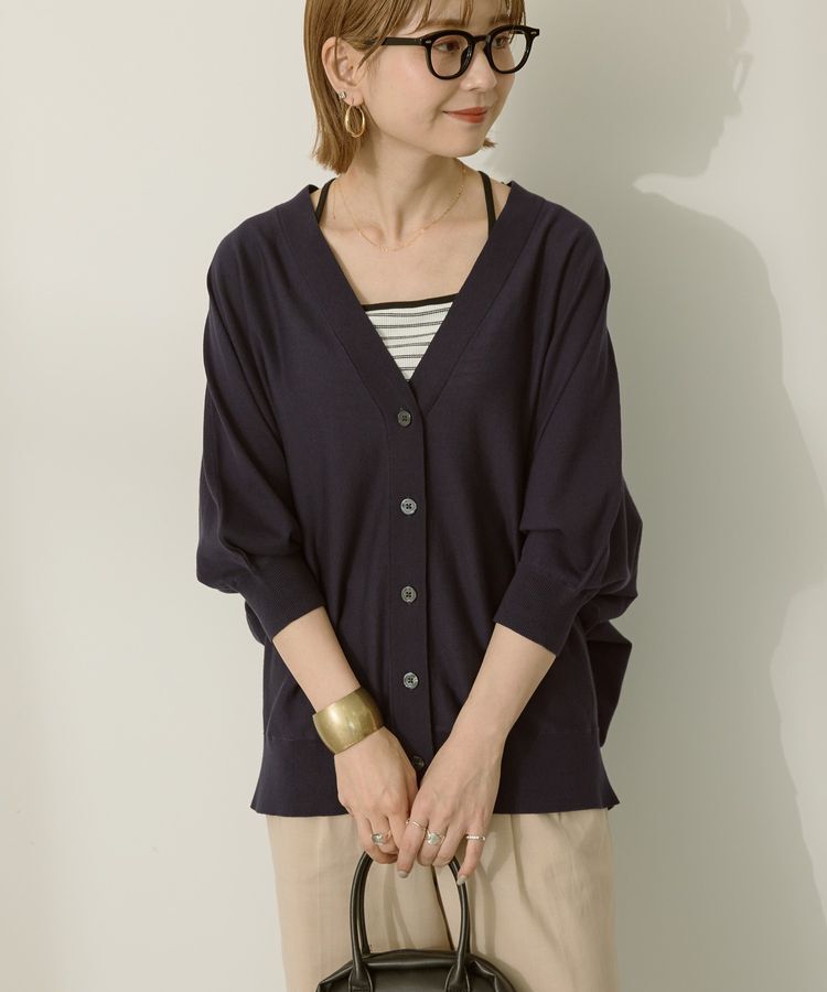 AMERICAN HOLIC「【WEB限定】UVカットドルマンカーディガン」|カーディガン|Navy