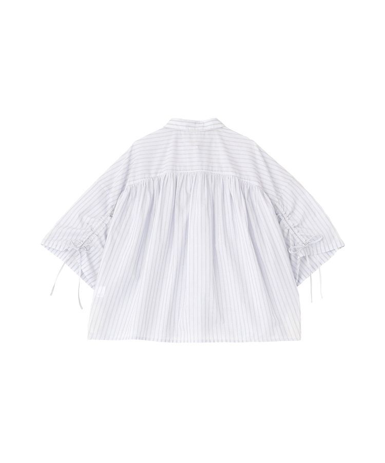 AMERICAN HOLIC「【WEB限定】【接触冷感・UVカット】ギャザーリボンスリーブ半袖シャツ」|シャツ・ブラウス|