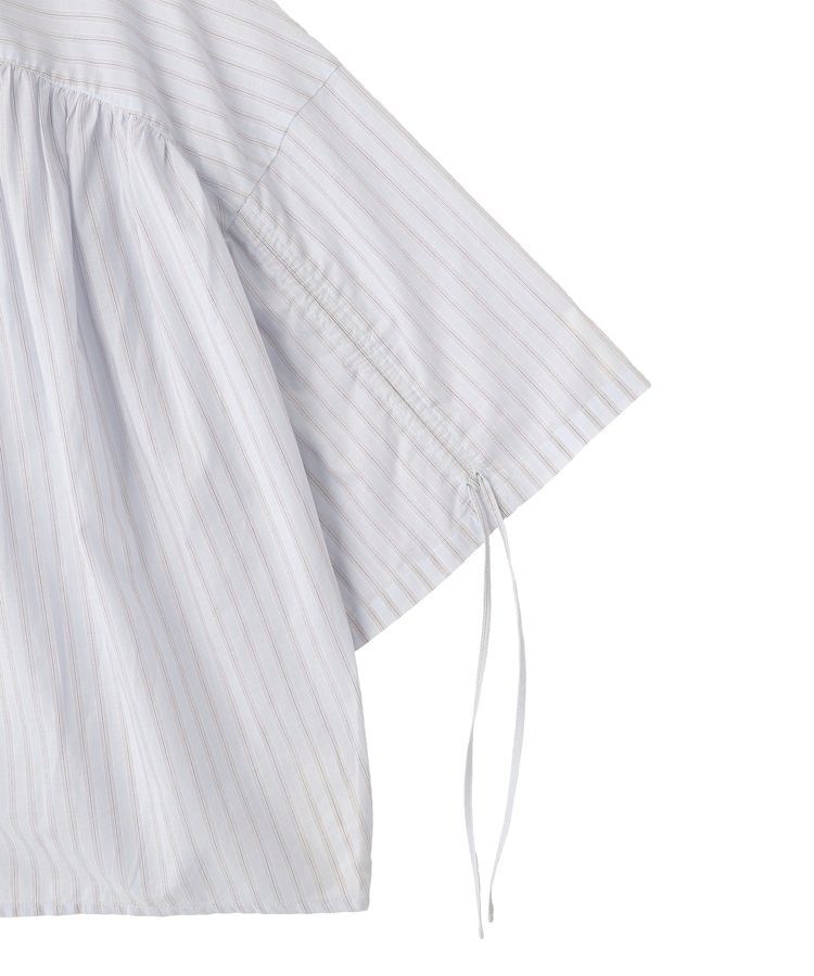 AMERICAN HOLIC「【WEB限定】【接触冷感・UVカット】ギャザーリボンスリーブ半袖シャツ」|シャツ・ブラウス|