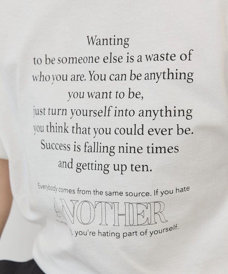 AMERICAN HOLIC「メッセージロゴTシャツ」|Tシャツ・カットソー|