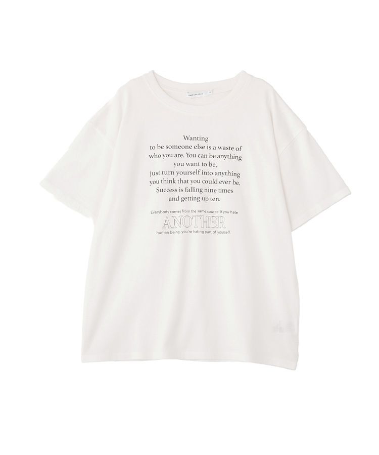 AMERICAN HOLIC「メッセージロゴTシャツ」|Tシャツ・カットソー|