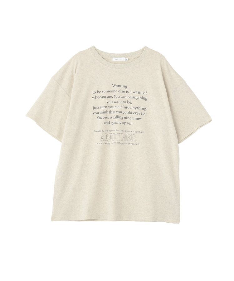 AMERICAN HOLIC「メッセージロゴTシャツ」|Tシャツ・カットソー|