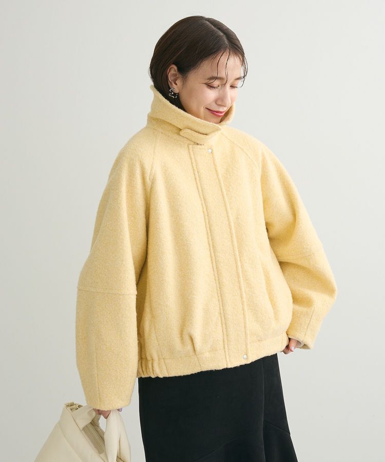 Green Parks「2WAYカラーコクーンブルゾン」|ブルゾン・スタジャン|Yellow