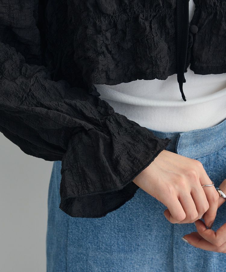 AnriettMusee「2WAYフリルブラウス」|シャツ・ブラウス|